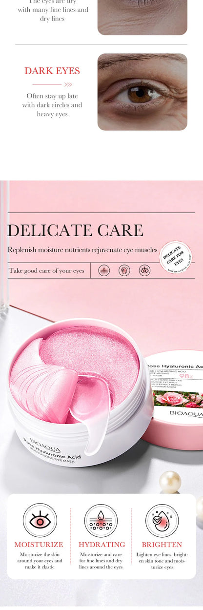 Rose Hyaluronic Eye Mask